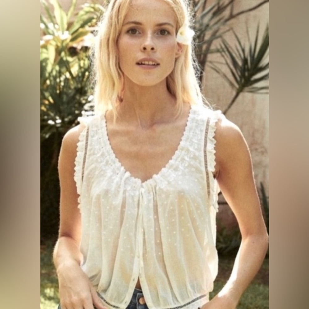 Doen Traveler Top in Salt